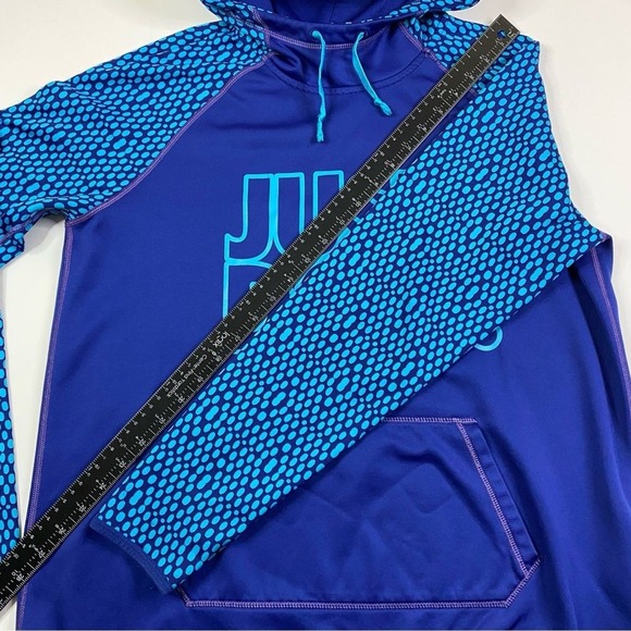 Nike Sweatshirt Womens L Therma-Fit Cowl Neck Hoodie Pullover Thumb Holes‎ - Picture 8 of 9